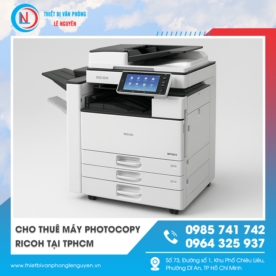 Máy photocopy Ricoh màu hiệu suất ổn định Máy photocopy Ricoh màu hiệu suất ổn định